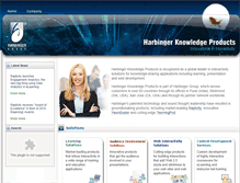 Tablet Screenshot of harbingerknowledge.com
